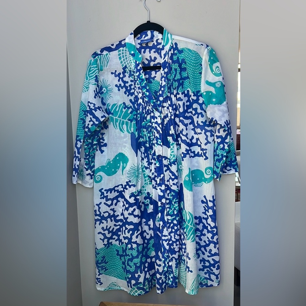BEST of Barbados after beach dress, 100% cotton, size M